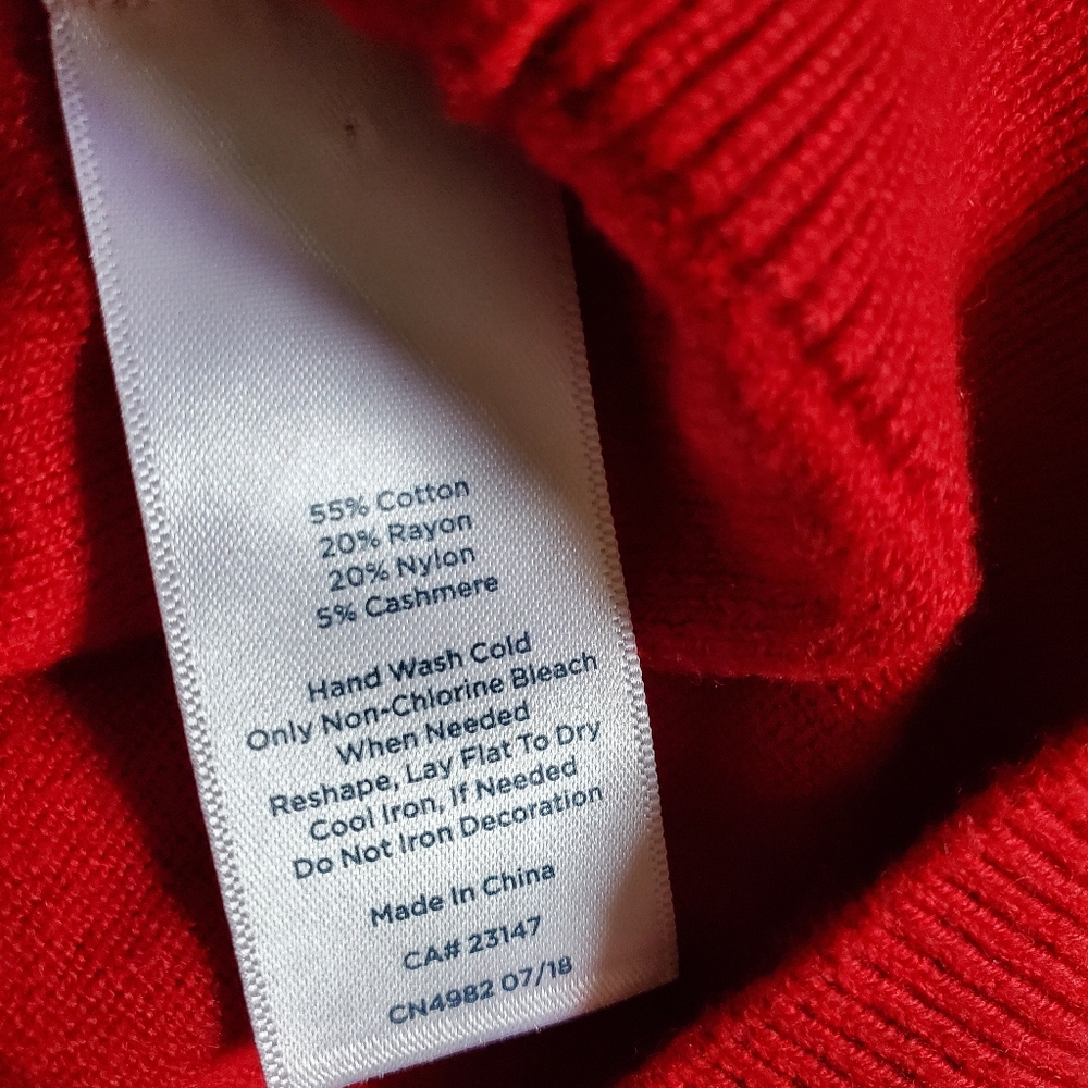 Talbots Ruffle Embellished Sweater Small - Picture 10 of 16